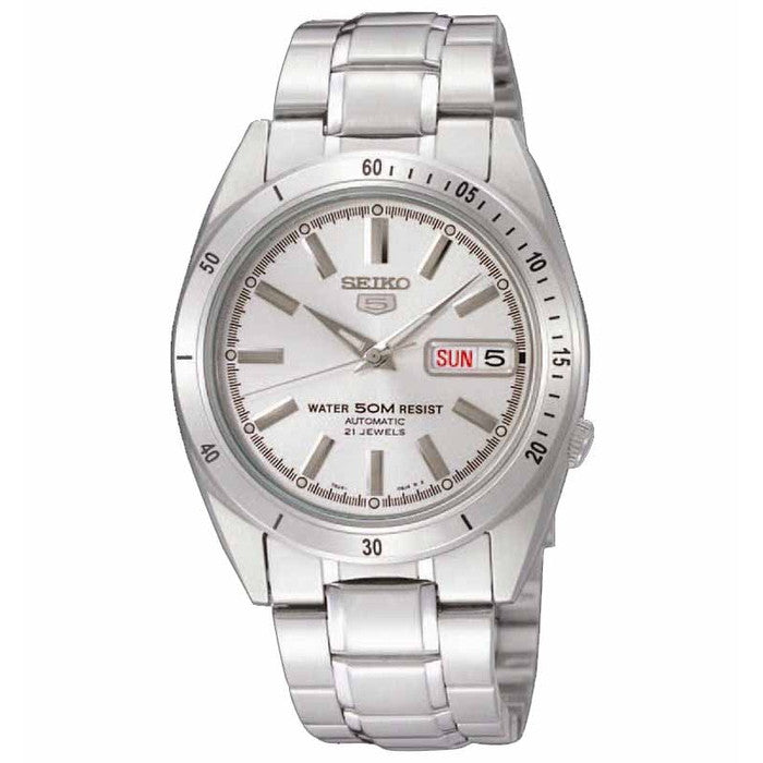 Seiko 5 Sports SNKF47K1 Full Silver Men's Watch