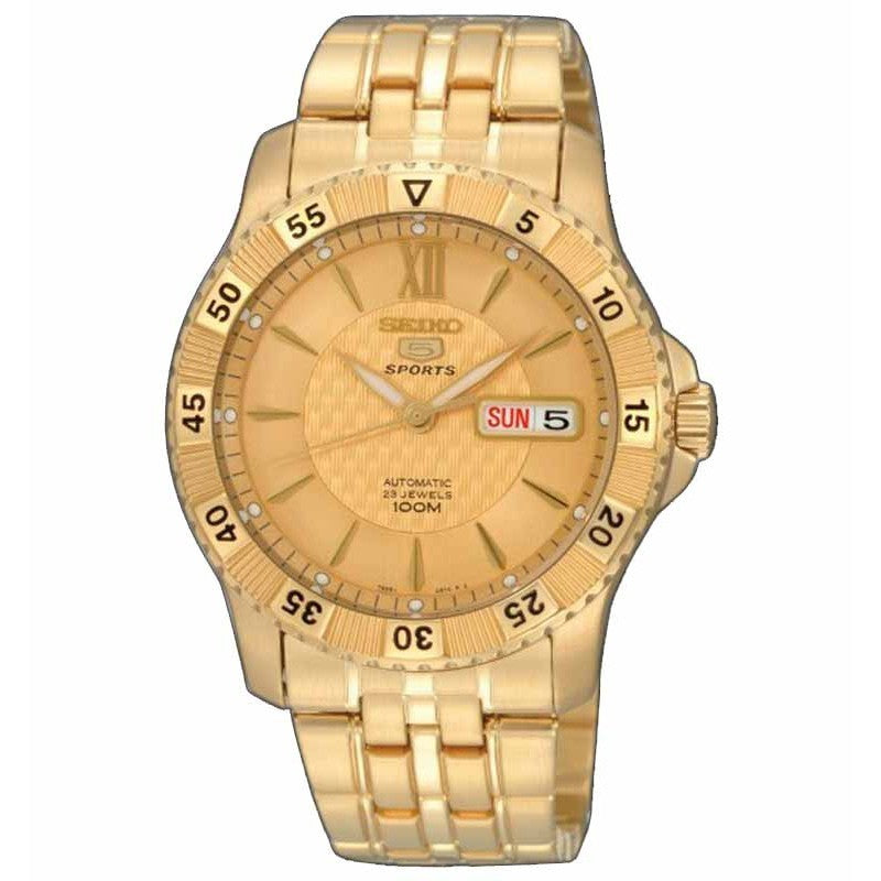 Seiko 5 SNZJ36K1 Full Gold