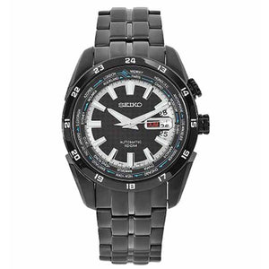 Seiko SRP039 Automatic Full Black White