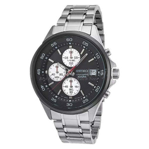 Jam Tangan Seiko SKS483P1 Chronograph Silver Black