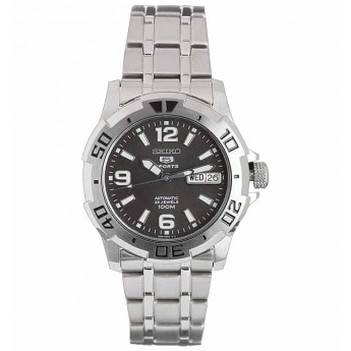 Seiko 5 Sports SNZJ49K1 Silver Grey Men's Watch