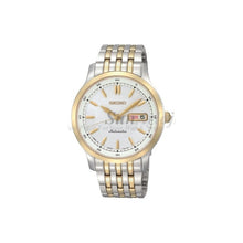 Load image into Gallery viewer, Seiko SNZH34J Automatic Day and Date Silver Dial Two Tone Stainless St
