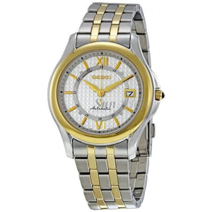 Seiko Classic SNM048J Superior Automatic Silver Dial Two-tone Stainless Steel Men's Watch