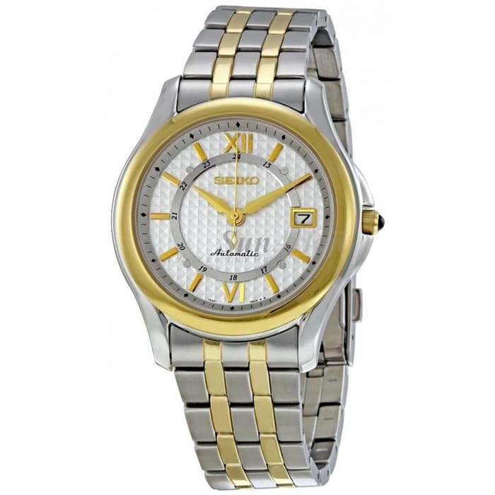 Seiko Classic SNM048J Superior Automatic Silver Dial Two-tone Stainless Steel Men's Watch