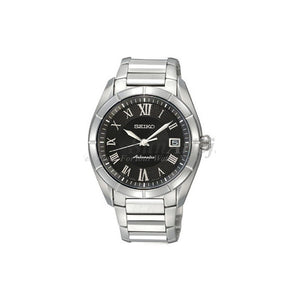 Seiko Classic SRP109J Automatic Date Display Black Dial Stainless Steel Bracelet Men's Watch