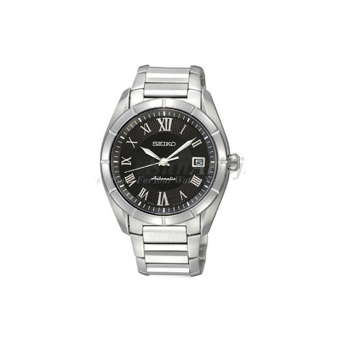 Seiko Classic SRP109J Automatic Date Display Black Dial Stainless Steel Bracelet Men's Watch
