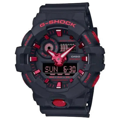 Casio G-Shock GA-700BNR-1ADR / Gshock GA700BNR-1A IGNITE RED SERIES