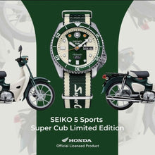 Load image into Gallery viewer, Seiko 5 Sports SRPJ49K1 Honda Super Cub Limited Edition SRPJ49
