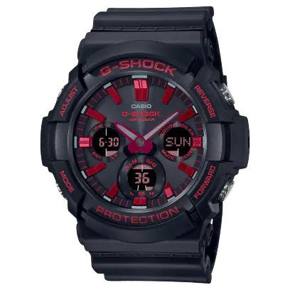 Casio G-Shock GAS-100BNR-1ADR / Gshock GAS100BNR-1A IGNITE RED SERIES