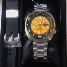 将图片加载到图库查看器，Seiko Prospex SRPH38K1 King Turtle Yellow Royal Oak
