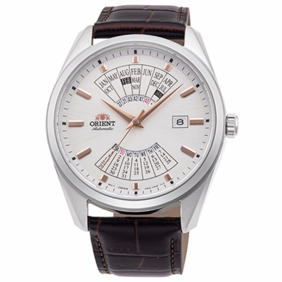 Orient RA-BA0005S Multi Year Calendar Automatic Brown Leather Strap