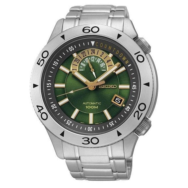 Seiko SSA179K1 Automatic Silver Black Green