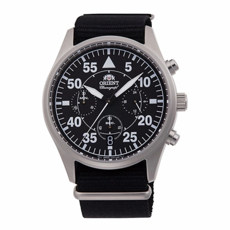Orient Chronograph RA-KV0502B Black Dial Black Nylon