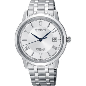 Seiko Presage SRPC05J1 Silver Dial Sapphire Men's Watch
