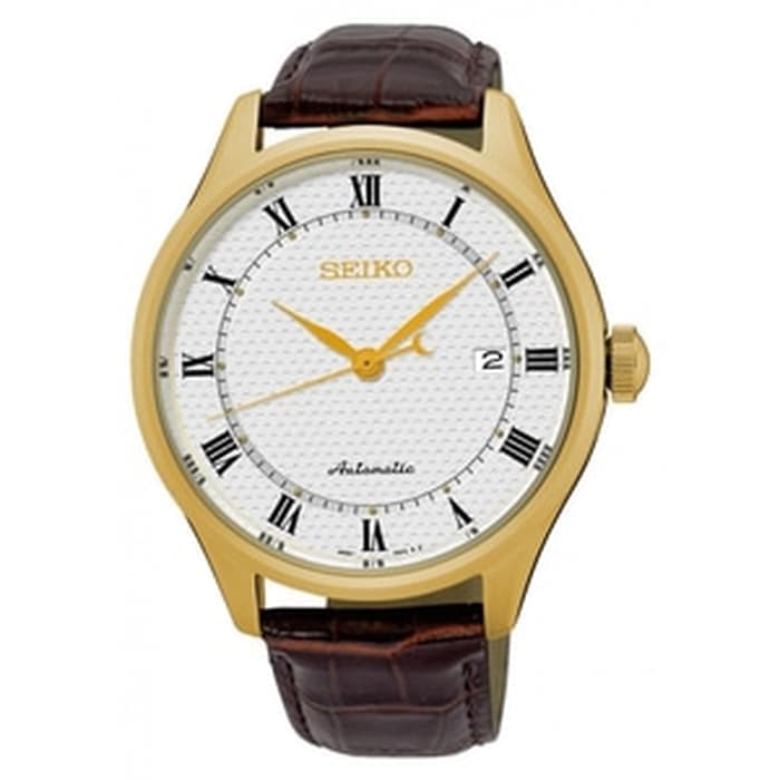Seiko Automatic SRP770K1 Brown Leather Men's Watch