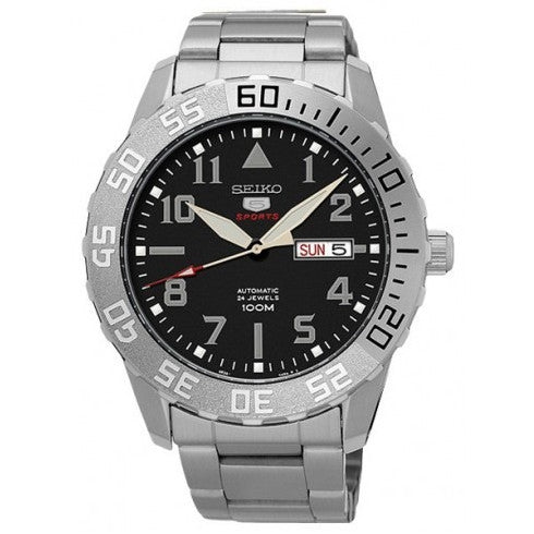 Seiko 5 SRP755K1 Sports Silver Black