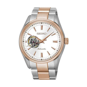 Seiko Presage SSA260J1 Automatic Silver Rose Gold Men's Watch