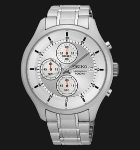 Seiko Chronograph SKS535P1 Silver Dial Stainles Steel Bracelet