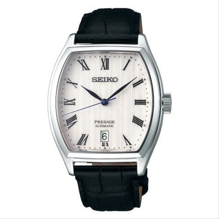 Seiko Presage Automatic Tonneau Shape Cream Texture Dial SRPD05 Men's Watch