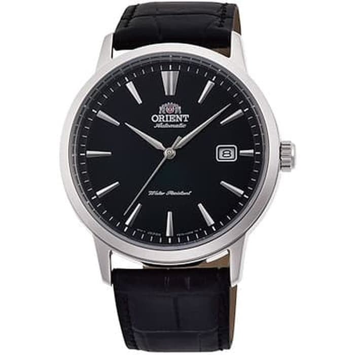 ORIENT RA-AC0F05B10B AUTOMATIC BLACK DIAL BLACK LEATHER