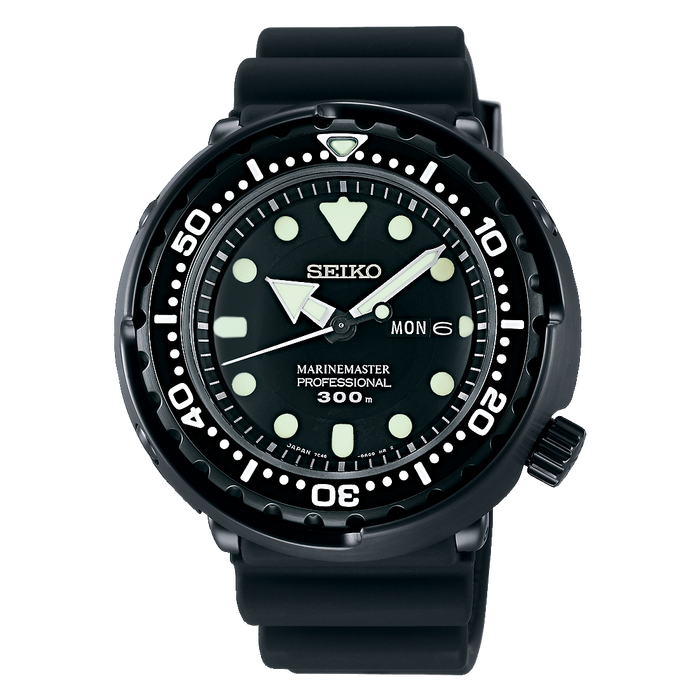 Seiko Prospex SBBN035 Prospex Diver's Tuna Marinemaster Black Men's Watch
