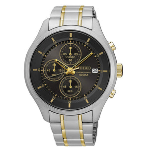 Seiko Chronograph SKS543P1 Black Dial Stainles Steel Bracelet