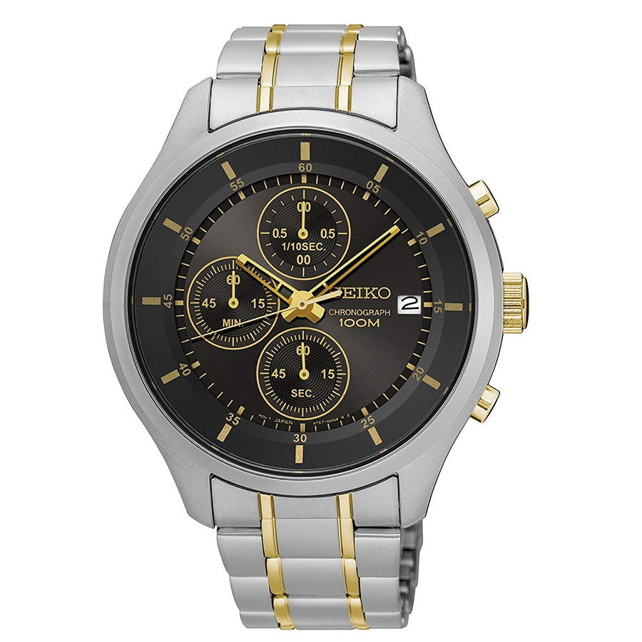 Seiko Chronograph SKS543P1 Black Dial Stainles Steel Bracelet