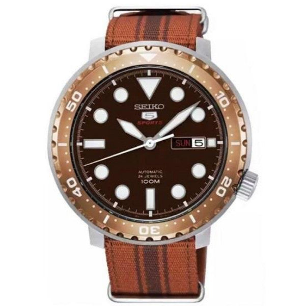 Seiko 5 'Bottle Cap' SRPC68K1 Automatic Root Beer SRPC68