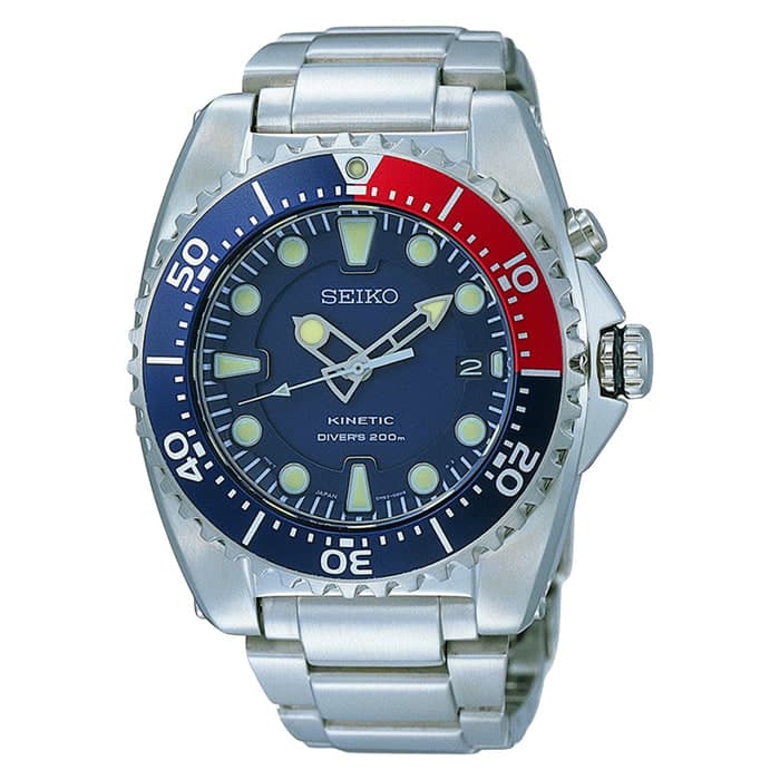 Seiko Diver's SKA369P1 Kinetic 200M Blue Dial Men's Watch