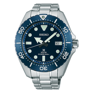 Seiko Prospex SBDJ011 Prospex Solar Silver Blue Men's Watch