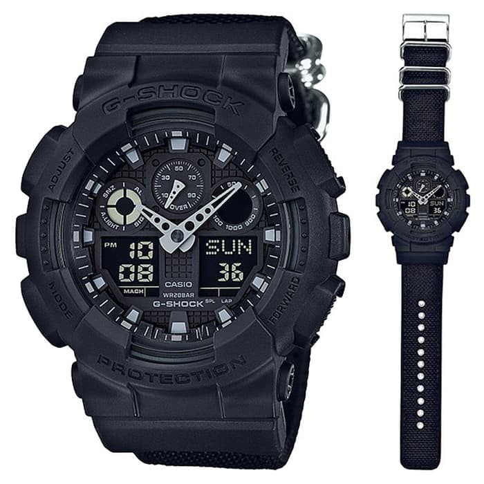 CASIO G-SHOCK GA-100BBN-1A / GSHOCK GA100BBN-1