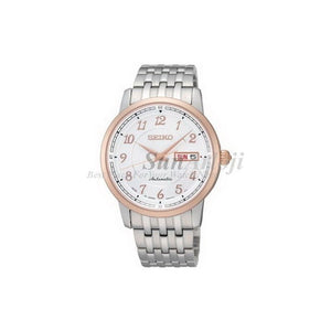 Seiko Presage SRP334J1 White Dial Stainless Steel Strap Watch