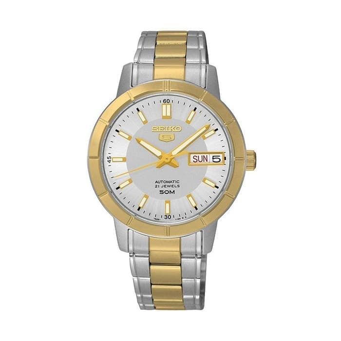 Seiko 5 Sports SNK892K1 Automatic Full Gold Silver Men's Watch