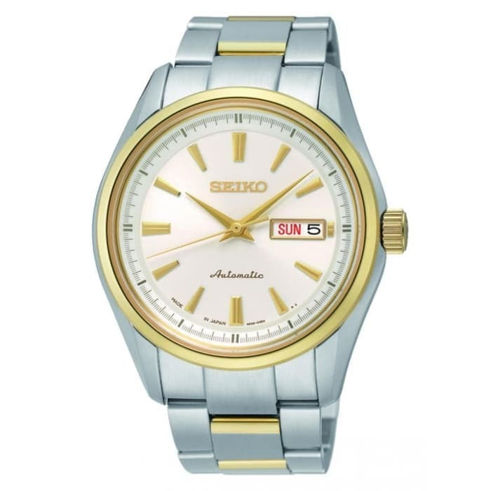 Jam Tangan Seiko SRP532J1 Presage Automatic Silver Gold
