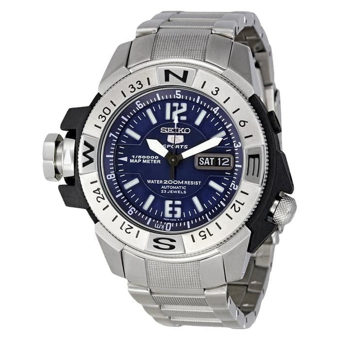 Seiko 5 SKZ223K1 SKZ223 Map Meter