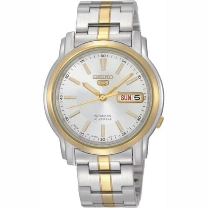 Seiko 5 SNKL84K1 Silver Gold