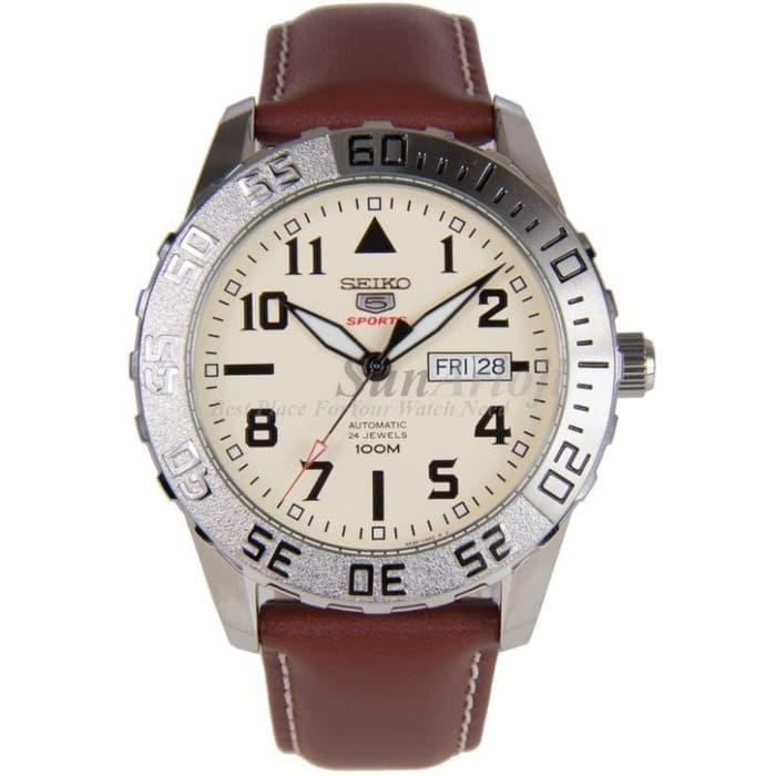 Seiko 5 Sports Automatic SRP757K1 Beige Men's Watch