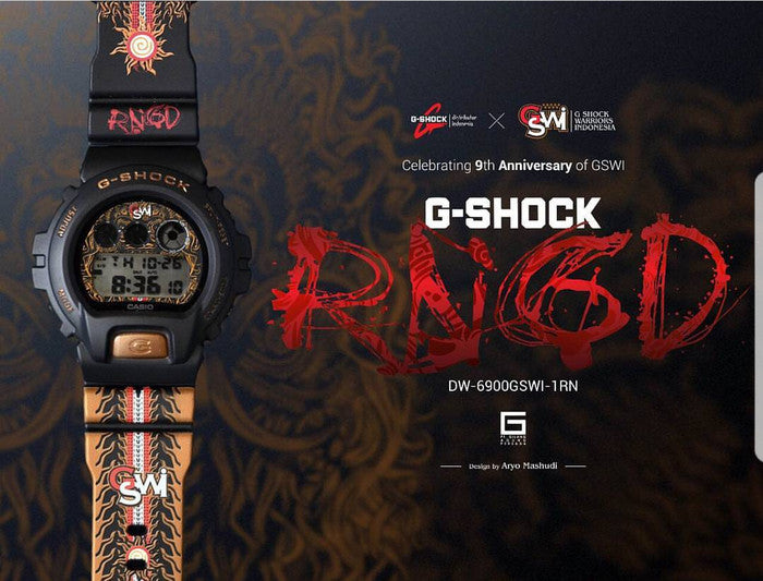GSWI x G-Shock DW-6900GSWI-1RN Collaboration