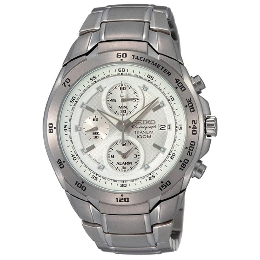 Seiko Chronograph SNAB87P1 SNAB87 Titanium