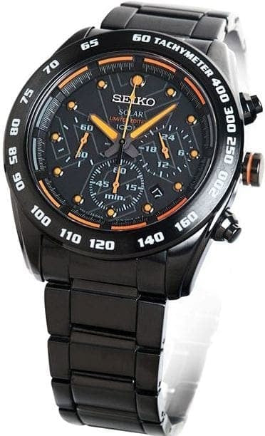 Seiko Solar SSC127P1 Criteria Chronograph Tachymeter SSC127
