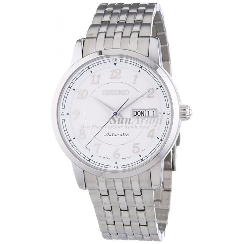 Seiko Automatic SRP331J1 White Dial Stainless Steel
