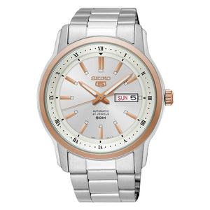 Seiko 5 SNKP12K1 Automatic Rose Gold Bezel SNKP12