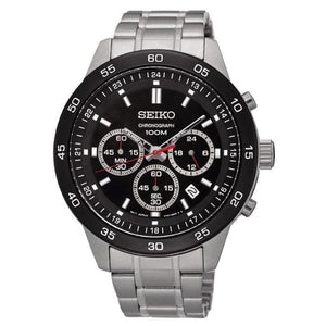 Jam Tangan Seiko SKS527P1 Chronograph Silver Black