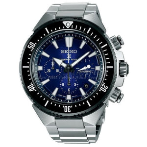 Seiko Prospex SBEC003 Automatic Diver's Chronograph Blue Dial Stainless Men's Watch