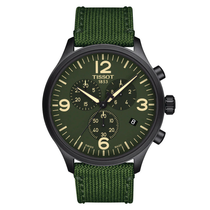 Tissot Chrono XL Quartz Green Dial Men's Watch T116.617.37.097.00