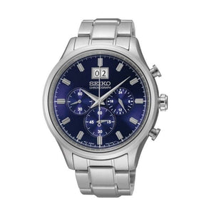 Seiko Quartz SPC081P1 Chronograph Blue Dial SPC081