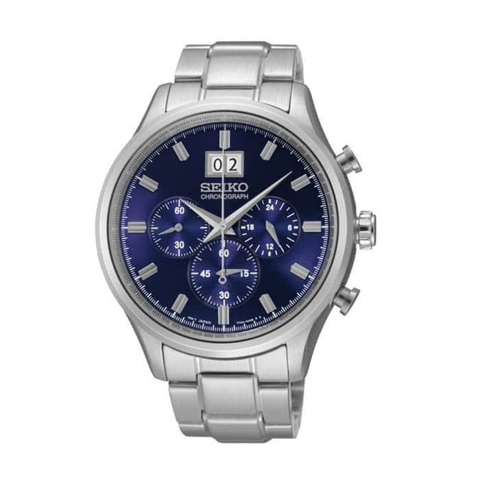 Seiko Quartz SPC081P1 Chronograph Blue Dial SPC081