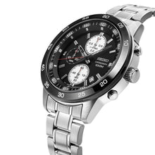 将图片加载到图库查看器，Seiko Quartz SKS647P1 Chronograph Black Bezel SKS647

