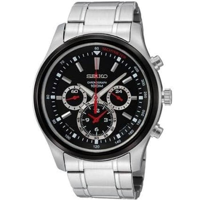 Seiko SRW003P1 Chronograph Silver Black