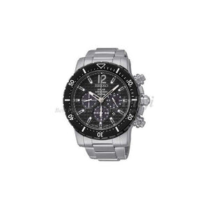 Seiko Solar Chronograph SSC245P1 Black Dial Stainless Steel